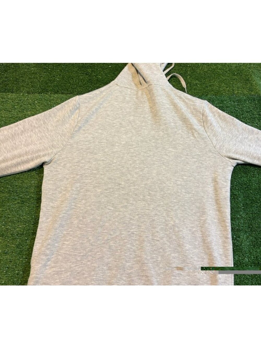 Quince hoodie mens small gray supersoft fleece pullover lighweight stretch - Picture 7 of 11